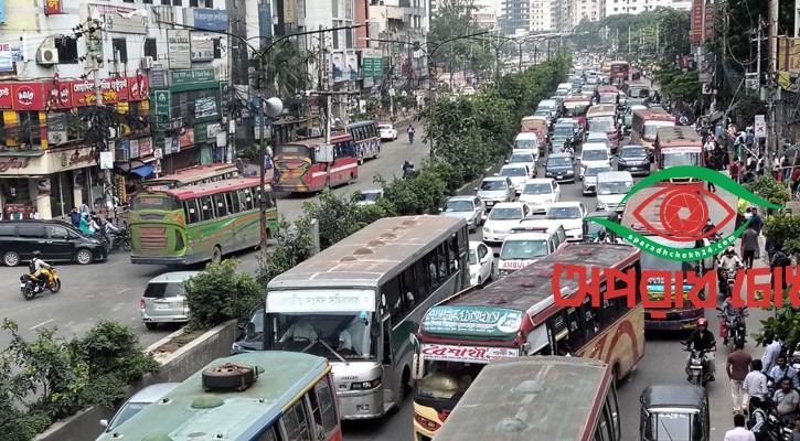 রাজধানীতে তীব্র যানজট