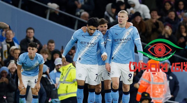  শিরোপা দৌড়ে ফিরল ম্যানসিটি