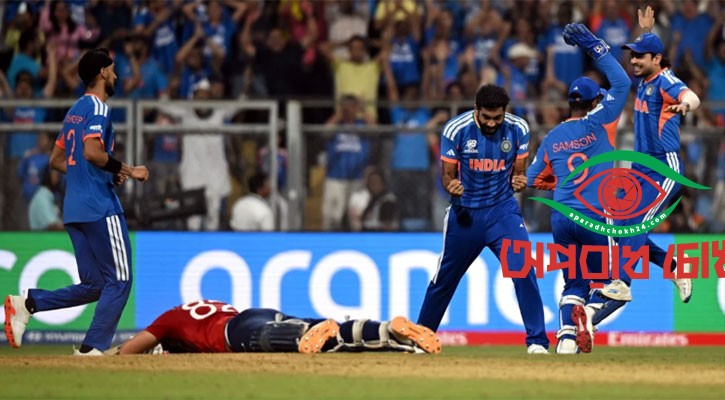 ইংল্যান্ডকে উড়িয়ে দিয়ে ফাইনালে ভারত