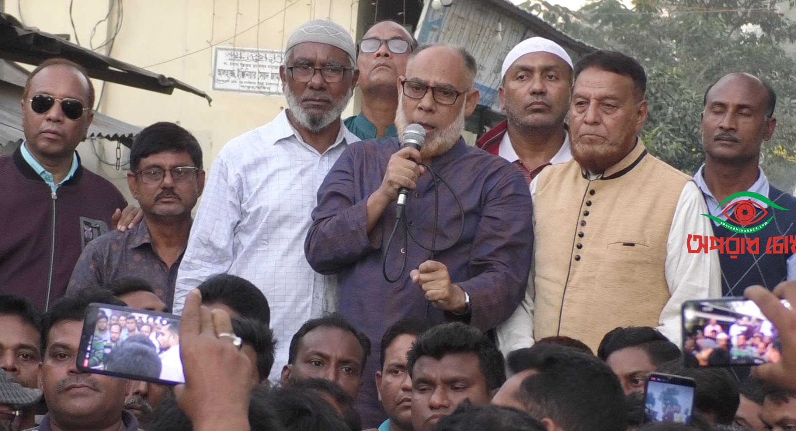 বিএনপি মনোনীত প্রার্থীর প্রচার মিছিল