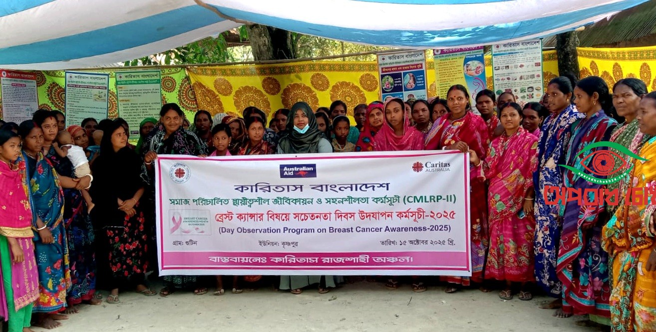  স্তন ক্যান্সার বিষয়ে সচেতনতা দিবস পালিত