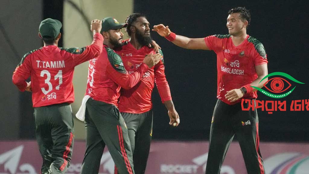 সিরিজে এগিয়ে তাসকিন-লিটনরা