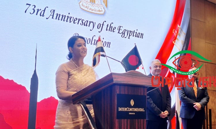 বাংলাদেশে বিনিয়োগ বাড়াতে মিশরীয় উদ্যোক্তাদের আমন্ত্রণ জানালেন উপদেষ্টা রিজওয়ানা হাসান